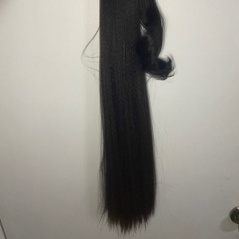 Insert Name here black brown new Miya ponytail